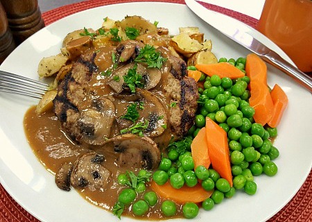 Grilled Hamburger Steak 