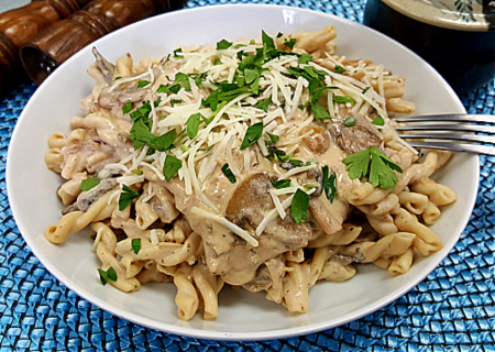 Pasta with Wild Mushroom Sauce