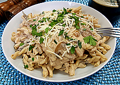 Pasta with Wild Mushroom Sauce