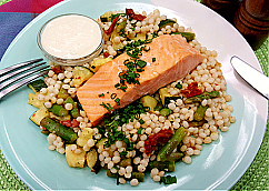 Salmon with Herb Mayonnaise <br /> INDULGE YOURSELF!