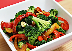 Sauted Broccoli and Mixed Peppers - NEW!