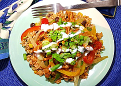 Sweet Pepper and Chicken Fajita Stir-Fry