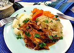 Apple-Fennel Braised Pork Shoulder